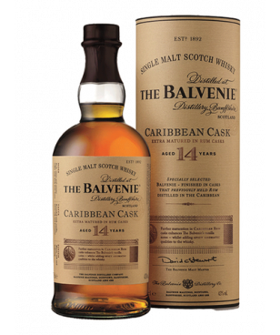 WHISKY THE BALVENIE CARIBBEAN CASK 14 ANS, 0,70 L