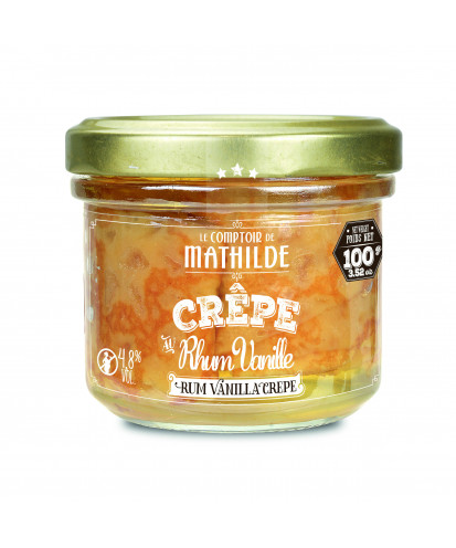 CREPE AU RHUM VANILLE X 4 - 100G