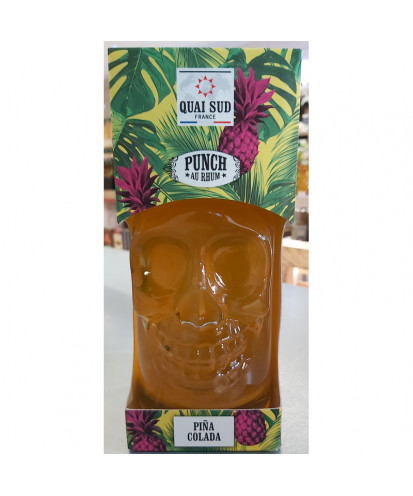 COCKTAIL fľaša lebka - Pina colada pirate 280g