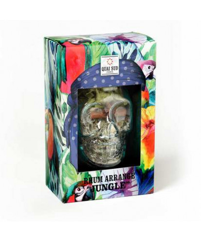 COCKTAIL fľaša lebka -  JUNGLE 110g