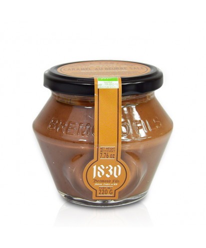 ORGANIC HAZELNUT MILK & SALTED BUTTER CARAMEL SPREAD 220 G